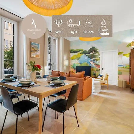 Apartament L'urban - 3 - 9 Min Palais - Climatise Cannes